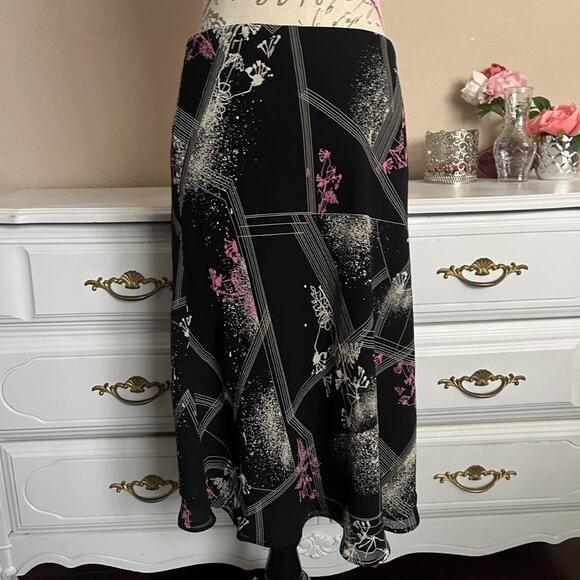 Y2k abstract print midi skirt - Picture 2 of 6